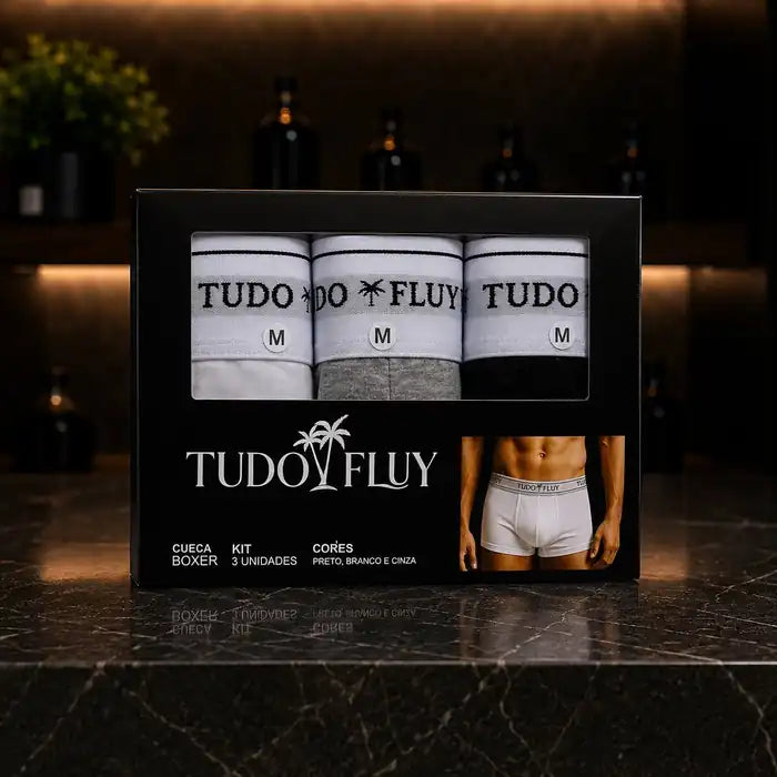 Caixa personalizada TUDO FLUY do Kit 3