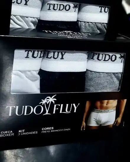 Kit 3 TUDO FLUY na caixa premium